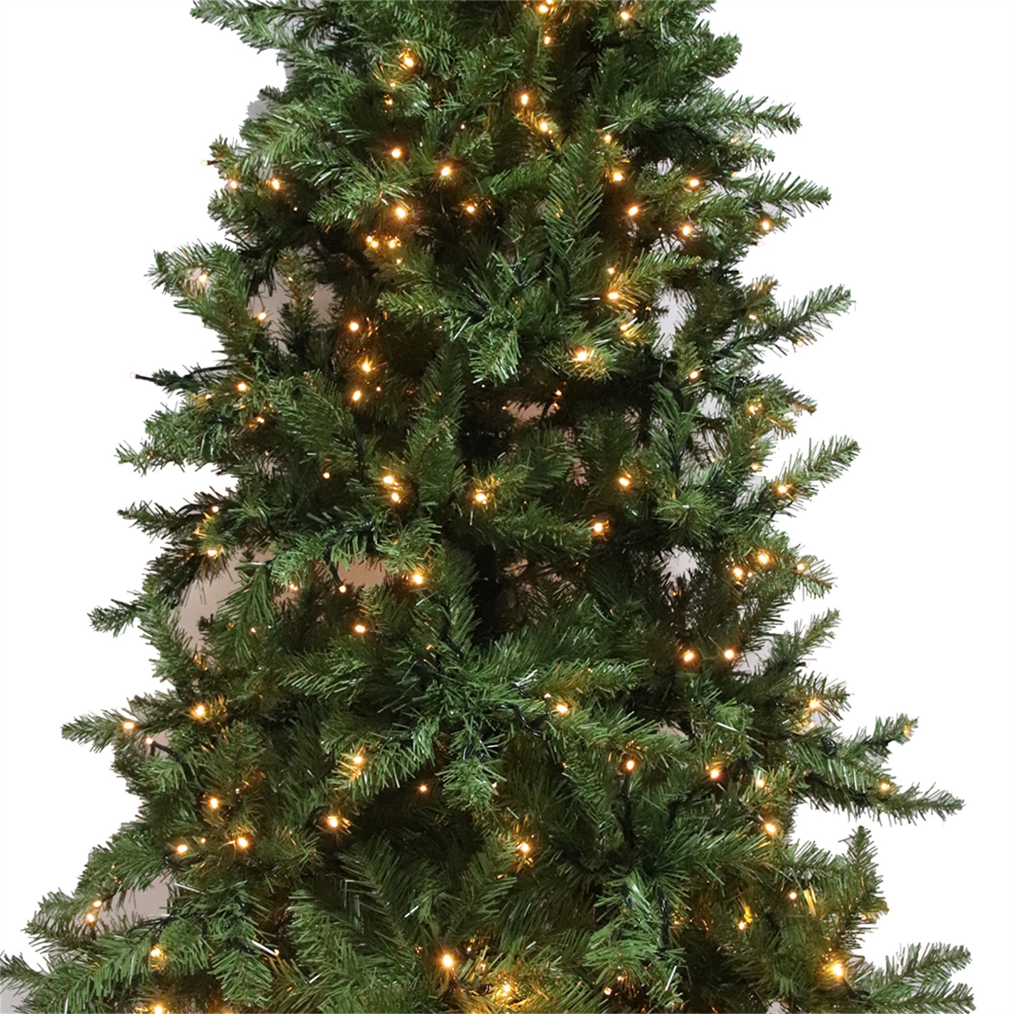 Kepooman 7.5ft Flocking Tied Light Christmas Tree, PVC Xmas Tree with 1486 Branch & 550 LED Lamps, Chartreuse Kepooman 7.5ft Flocking Tied Light Christmas Tree, PVC Xmas Tree with 1486 Branch & 550 LED Lamps, Chartreuse