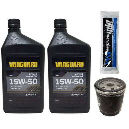 Proven Part Oil Filter Fuel Treatment 2 Quarts 15W50 Oil Fits Briggs 491056