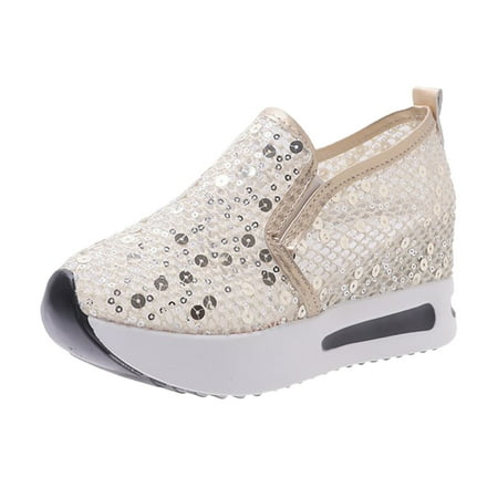 

Luiyenes Thick Leisure Breathable Fashion Wedges Soled Shoes Casual Outdoor Shoes Womens Women s casual shoes