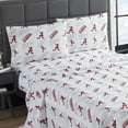thumbnail image 3 of NCAA Officially Licensed Alabama Crimson Tide Microfiber Bed Sheet Set - Twin XL, 3 of 5