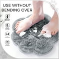 thumbnail image 4 of OUKEYA Silicone Non-Slip Foot & Body Scrubber Shower & Bath Brush, 4 of 8