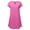 Pink, variant on V Neck Spring Dresses T Shirt Short Sleeve Mini Blue Dresses ,Sizes S-5XL