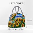 thumbnail image 2 of Balery Landscape With Sunflowers Bolsa de Almuerzo para Mujeres, Caja de Almuerzo, Bolsa de Almuerzo Pequeña Impermeable, Tote de Almuerzo Reutilizable con Gran Capacidad, 2 of 6