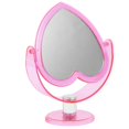 thumbnail image 1 of Table Mirror Heart Shape Vintage Double-sided Countertop Mirror Makeup Mirror, 1 of 10