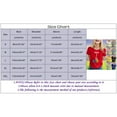 thumbnail image 3 of TSADFHJI Chandail en Molleton Col Rond Femme T-Shirt d'Été Manches Courtes Haut Col Rond Motif Haut Décontracté Top S, 3 of 4