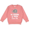 thumbnail image 2 of Inktastic Grammy and Papa Love Me Grandchild Toddler Sweatshirt, 2 of 4