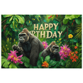 thumbnail image 6 of Decorative Design  Banner Gorilla Theme Jungle Backdrop Party Decoration Celebration Banner for Kids Party Indoor Decoration Event Decoration, 6 of 9