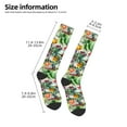 thumbnail image 5 of Balery Vegan1 Printed Novelty Socks Men's Women's Crew Socks Sports Socks Knee High Socks Cotton Socks Quirky and Cool Socks, 5 of 9