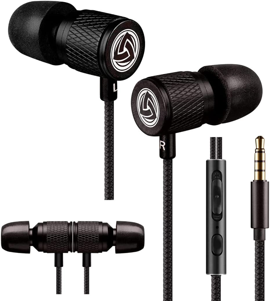 Earphones, LUDOS Ultra Wired Earbuds in-Ear Headphones with Microphone,  Earphones with Mic and Volume Control, Memory | Walmart Canada