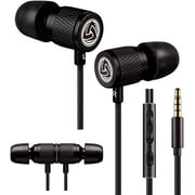 Earphones, LUDOS Ultra Wired Earbuds in-Ear Headphones with Microphone, Earphones with Mic and Volume Control, Memory