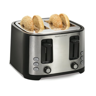 Toaster 4 Slice, Bagel Stainless Toaster with LCD Timer, Extra Wide ...