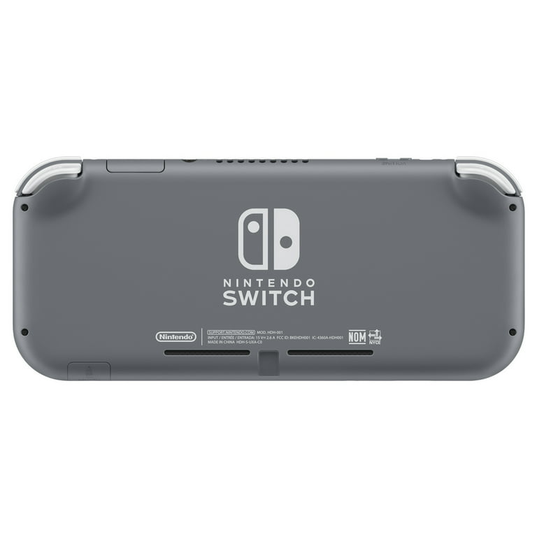 Nintendo Switch Lite (Gray) Console Bundle with 1-Year Extended