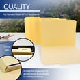 thumbnail image 4 of BAZIC Manila File Folder 1/3 Cut Letter Size, Left Right Center Tabs, 12-Count, 4 of 8