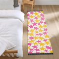 thumbnail image 3 of Yayeee Runner Rug for Bedroom 2'x6' Machine Washable Hallway Non Slip Mat, Yellow Stars Pattern, 3 of 8