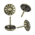 thumbnail image 3 of 100pcs Tachuelas de tapicería, Tachuelas de muebles de 7/16 pulgadas para tapicería, Tachuelas decorativas para madera, Tachuelas de tapicería de latón antiguo, 3 of 5