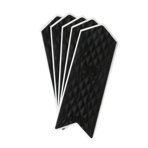 Greeniant 5 piezas de pegatinas para bicicleta, protector de marco de bicicleta, silicona resistente al agua, a prueba de herrumbre con tira adhesiva de Ciclismo Pequeño Negro 5 Piezas Greeniant OD020518-01