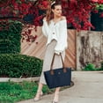 thumbnail image 5 of CNV Tote Bag for Women Nylon Top-Handle Purse,Shoulder Hobo handBag with Zipper Leisure Foldable Weekend, 5 of 14