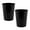 Black, variant on 5 Liter Small Wastebasket | Round Open Top | Trash Can | Bathroom | Bedroom | Kitchen | Office | Dorm | Disposal Waste Bin | Garbage | Oil Rubbed Bronze