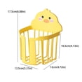 thumbnail image 2 of Mbxmh Bathroom Basket Clearance Sale! Little Yellow Duck Toilet Tissue Box Little Yellow Duck Tissue Box Cute Duck Tissue Box Frees Punching Paper Box, 1X Tissue Box, 2 of 8