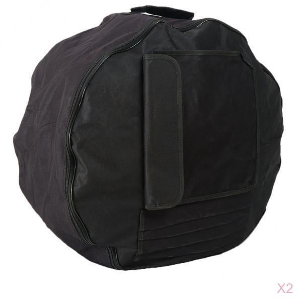 La Cubierta Suave Del Bolso De La Caja Del Bombo De 2 Pedazos Para La Percusión Del Tambor Del Parte 24inch Sunnimix Estuche blando para batería