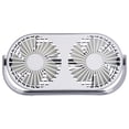 thumbnail image 2 of TOPRenddon Small Desk Fan, Charging Air Vent Exhaust Small Window Fan, 3 Levels Adjustable Window Fans with Exhaust Intake Install to Door Glass, 2 of 8