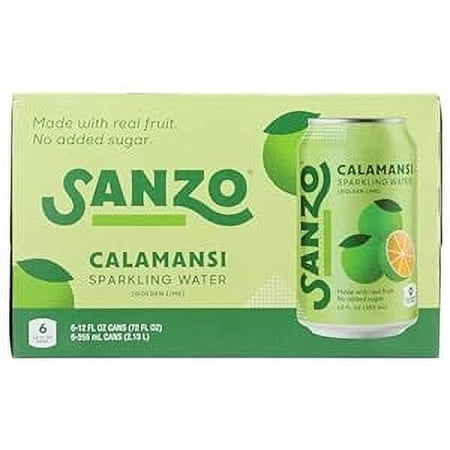 Sanzo Calamansi Sparkling Water 6pk, 12 FZ