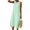 *Green, variant on ClodeEU Women's Striped Print Sleeveless Crewneck Maxi Dress with Pockets ,Casual Long Beach Dress Wine,Womens Plus L