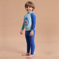 thumbnail image 4 of GYRATEDREAM Boys Swimsuit Rash Guard Kids Long Sleeve Sunsuit Long Pants Swimming Suits UPF 50+ Sun Protection Bathing Suits,Size 6-7 Years, 4 of 8