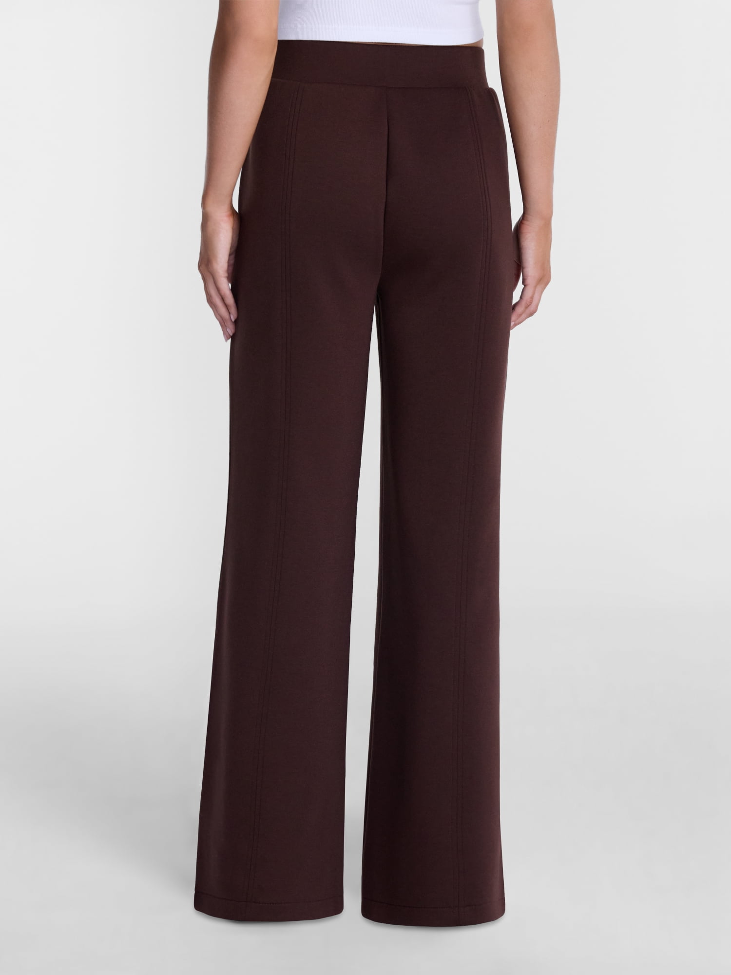 Avia Women's ScubaKnit Wide Leg Pants, Sizes XS-XXXL