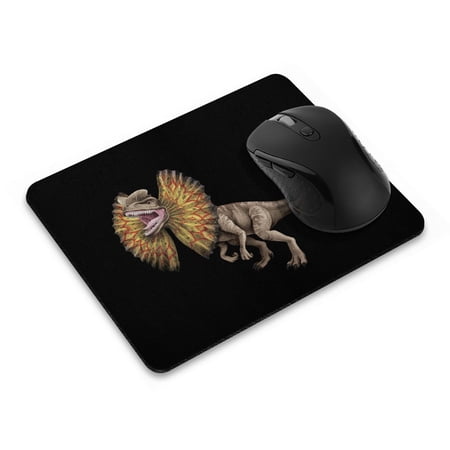 WIRESTER 8.66x7.08 in Rectangle Mouse Pad with Non-Slip Rubber Base for Computers  Laptop  Office & Home - Dilophosaurus Dinosaur price history on PriceWatchPro