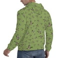 thumbnail image 6 of Naloa Mallard Duck Men's Casual Hooded Collar Drawstring Hoodies Pullover Sweatshirts Casual Long Sleeve Shirts-X-Large, 6 of 7