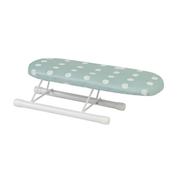 ACDANC Foldable Ironing Board,Portable for Ironing Clothes,Tabletop Ironing Board,Mini Ironing Board for Craft Room,Travel,Dorm,Apartment Green Dot