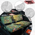 thumbnail image 6 of FKELYI Black Cat Hippie Flower Print UTV Seat Covers Compatible with Polaris Ranger XP 1000 Dustproof ATV Bench Cover Washable Backrest Protector UTV Interior Decor, 6 of 7