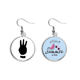 thumbnail image 1 of Tres gesto silueta patron Pendientes de sandía verano lóbulo desgaste Unbranded M, 1 of 3
