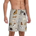 thumbnail image 2 of Fotbe Dog Animal Pantalones Cortos de Pijama para Hombre, Ropa de Dormir, Pantalones de Pijama Cortos para Hombre-Medium, 2 of 6