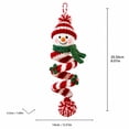 thumbnail image 3 of Christmas Spiral Snowman Crochet Kit with Soft Yarn, 1 Set, Red, White, and Green, for Holiday Crafting, Diy Decoration Kit, 3 of 7
