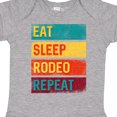 thumbnail image 4 of Inktastic Eat Sleep Rodeo Repeat Boys or Girls Baby Bodysuit, 4 of 5