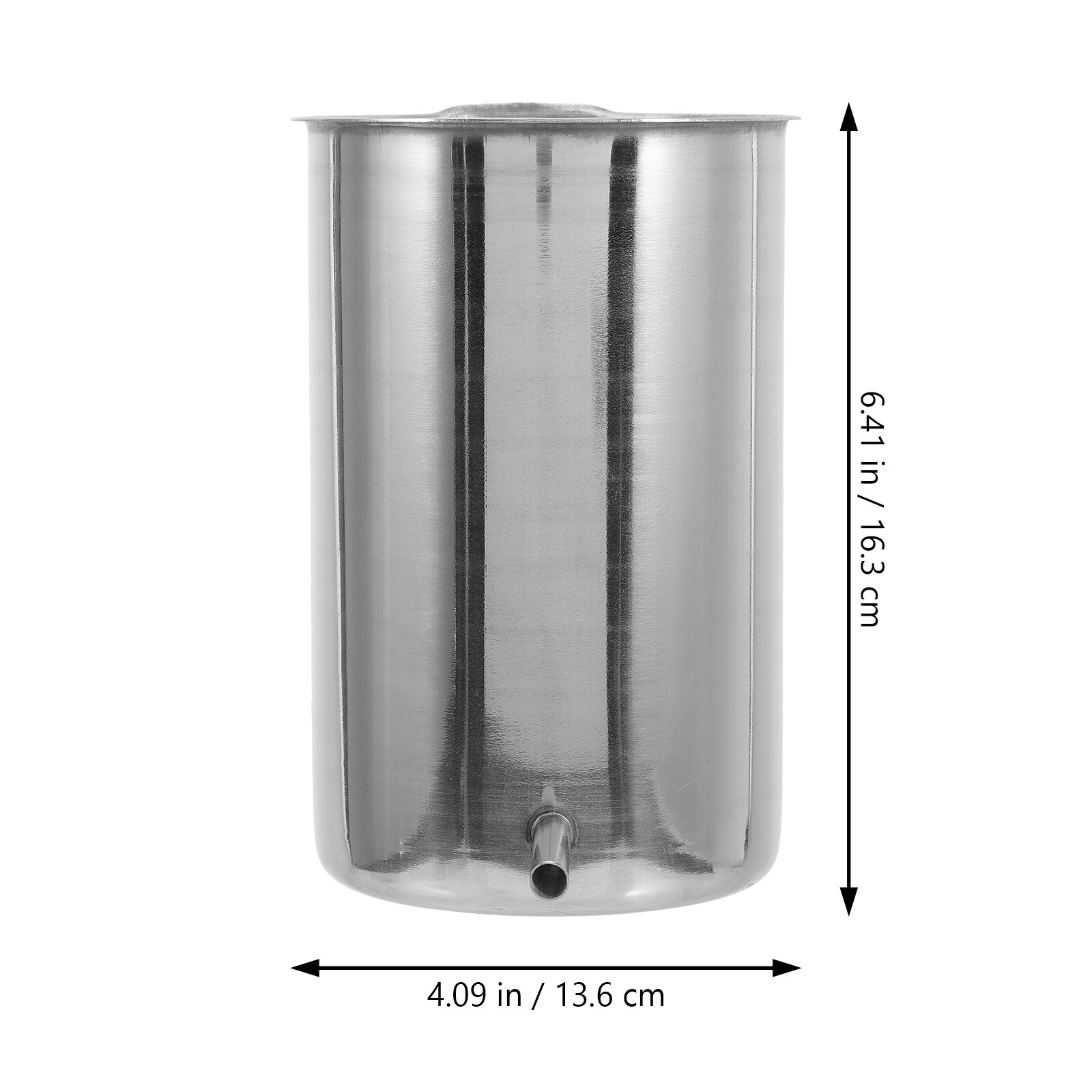 Stainless Steel Enema Bucket Metal Hanging Enema Bucket for Cleanse