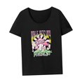 thumbnail image 4 of Camiseta de moda jinwen para mujer cuello redondo verano M, 4 of 7