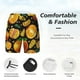 thumbnail image 3 of Balery Tangerine Bañador para hombre, shorts de playa de secado rápido con entrepierna y forro de compresión-Medium, 3 of 6