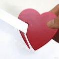 thumbnail image 3 of Sylvtty Christmas Paper Cutters Heart-Shaped Envelope Opener Gift Wrapping Tool Safe Plastic Paper Trimmer for Craft Letters Wrapping, 3 of 6