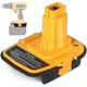 thumbnail image 1 of New Dm18d Dca1820 Battery Adapter With Usb For Dewalt 20v/18v For Milwaukee M18 18v Lithium Battery Dcb204 Dcb205 Converter For Dewalt 18v/2, 1 of 4