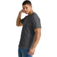 thumbnail image 2 of Hanes Men Short Sleeve T-Shirt 100% Cotton Tagless ComfortSoft Crew tee Heavy Soft S-3XL 5280, 2 of 5