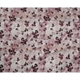 thumbnail image 5 of oneOone Polyester Spandex Dark Magenta Fabric Floral & Greenery Sewing Material Print Fabric By The Yard 56 Inch Wide-W0, 5 of 6