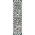thumbnail image 1 of Trans-Ocean Imports RVIR8764503 Tapis Intérieur & Extérieur 23 Po x 7 Pi 6 Po Liora Manne Riviera Kilim - Cool, 1 of 1