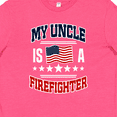 thumbnail image 4 of Inktastic My Uncle is a Firefighter Nephew Youth T-Shirt, 4 of 5