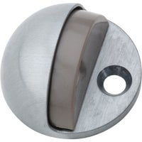 V1937 Adjustable Floor Door Stops - Satin Chrome
