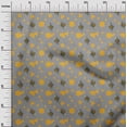 thumbnail image 3 of oneOone Polyester Spandex Gray Fabric Honey Bees Sewing Craft Projects Fabric Prints By Yard 56 Inch Wide, 3 of 4