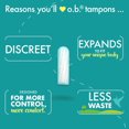 thumbnail image 3 of o.b. Original Non-Applicator Tampons Ultra Absorbancy, 3 of 5