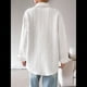 thumbnail image 5 of Camisas de Botones Extragrandes para Mujer, con Cuello Texturizado, Larga, Estilo Casual, para Otoño. XL, 5 of 9